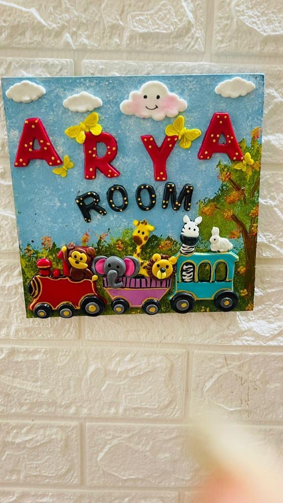 Personalized Children’s Room Nameplate