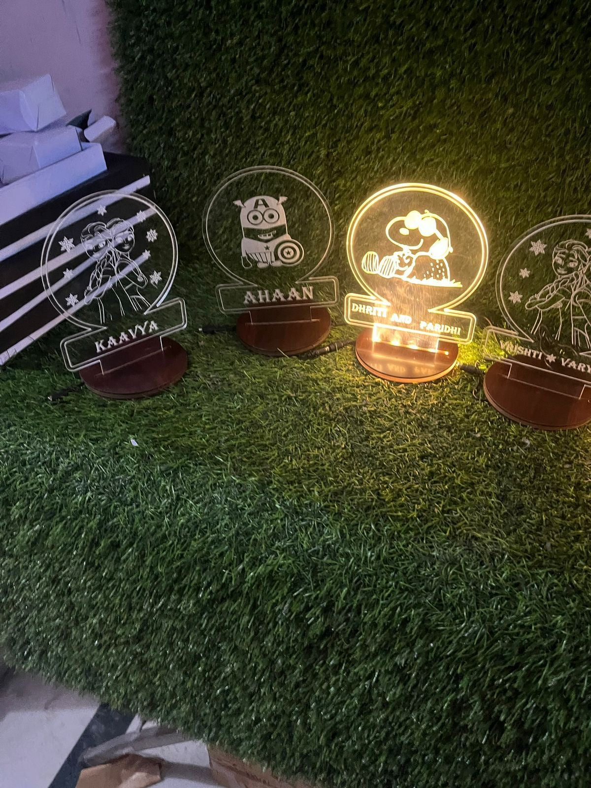 Personalized Acrylic LED Lamp