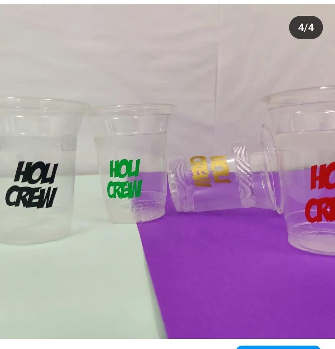 Personalised Disposable Glasses