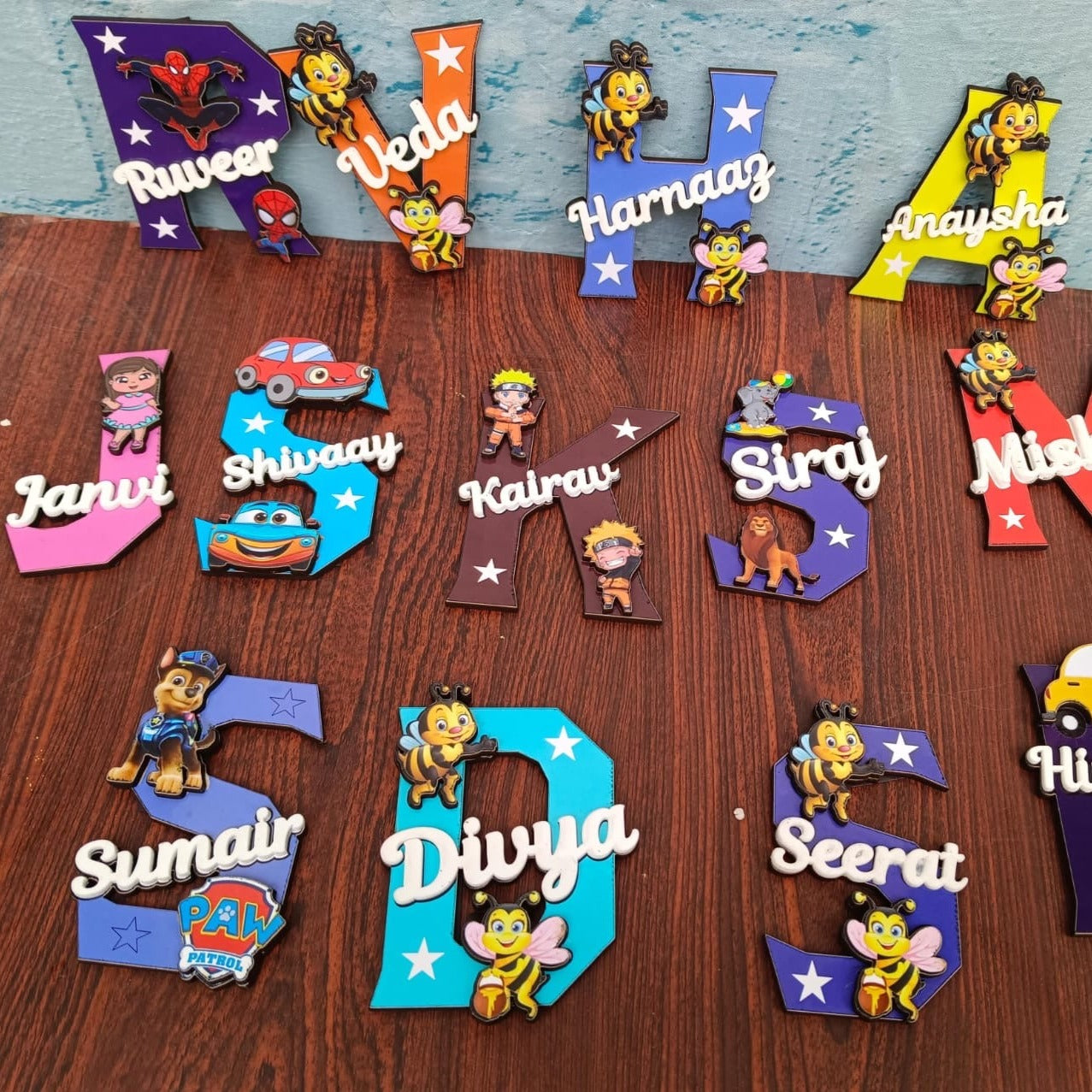 Personalised Alphabet Magents