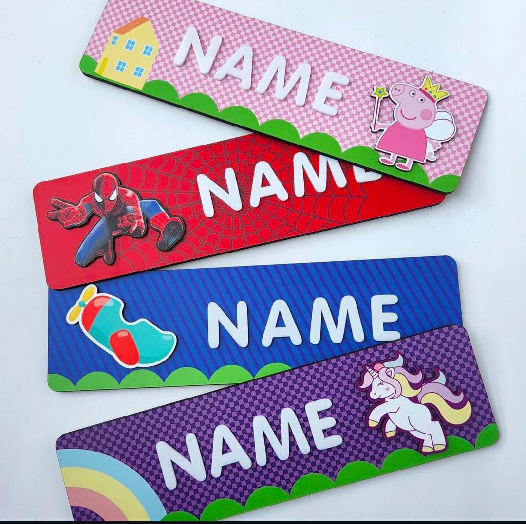 Personalised 3D Nameplate