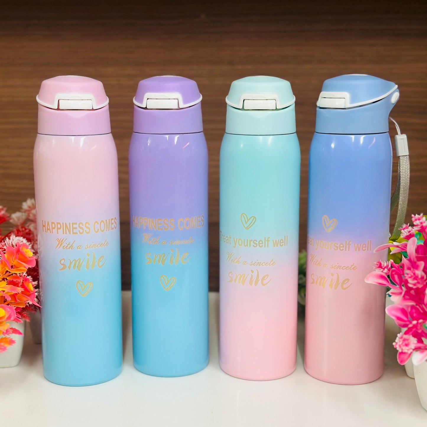 Customized Shaded Insulated Straw Bottle