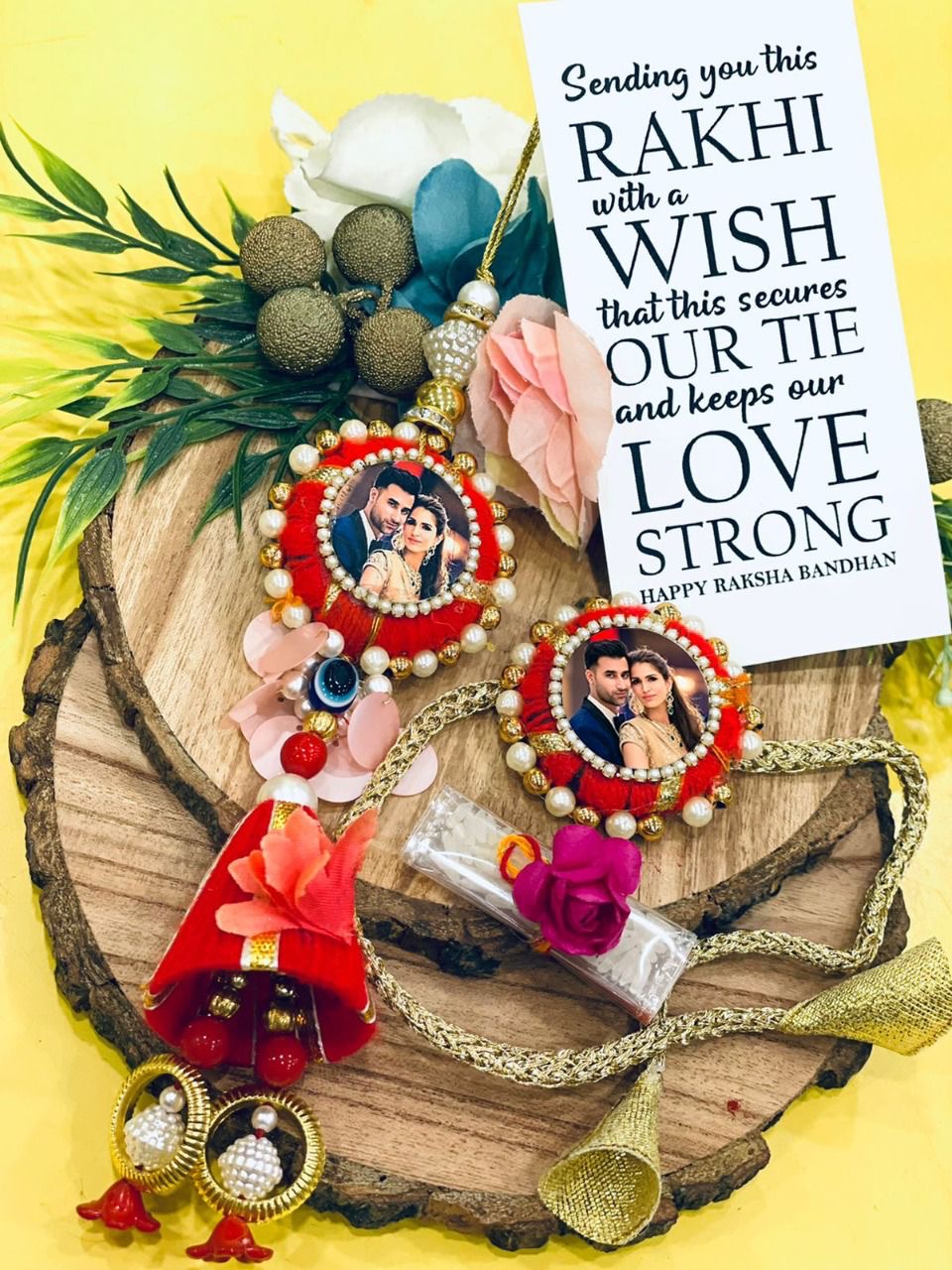 Photo Rakhi for Bhaiya and Bhabhi