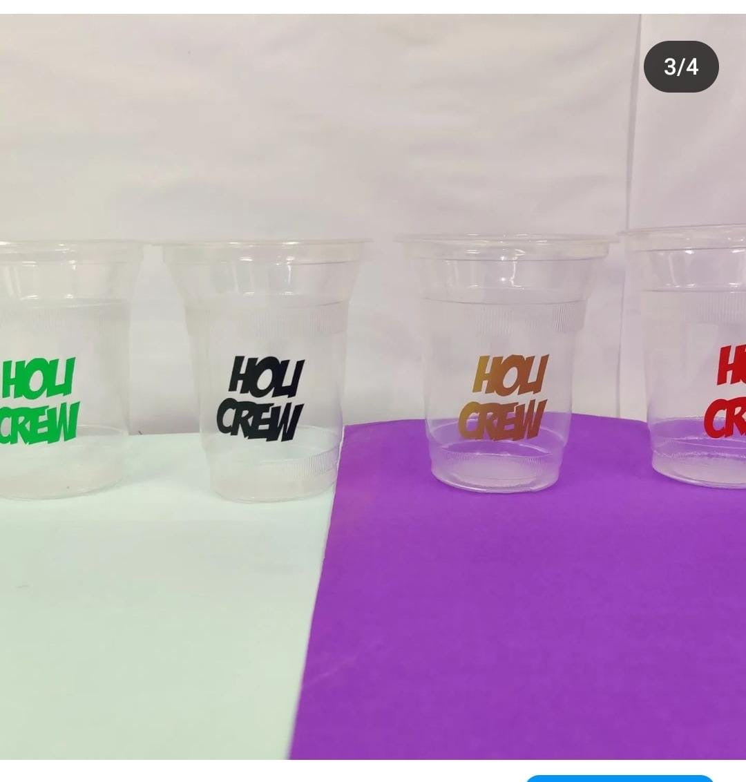 Personalised Disposable Glasses