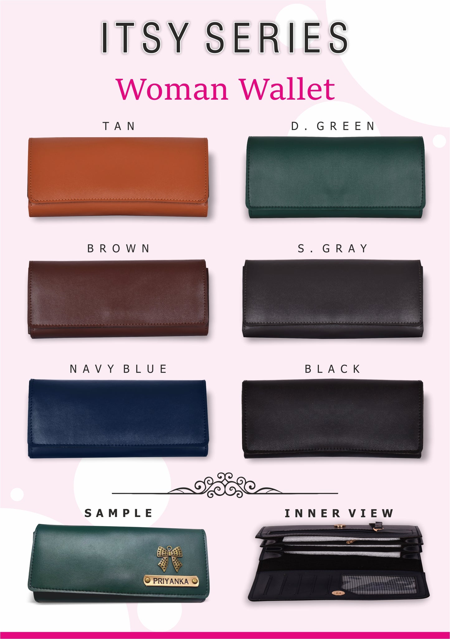 Personalised Women’s Itsy Wallet