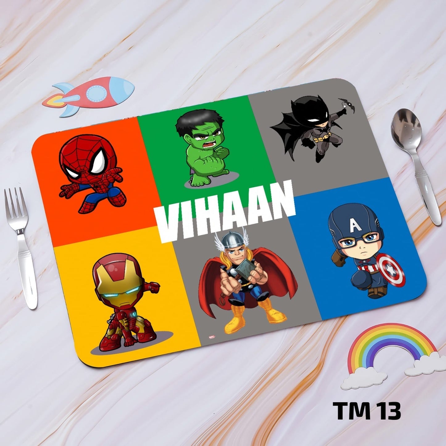 Customized Kids Table Mat