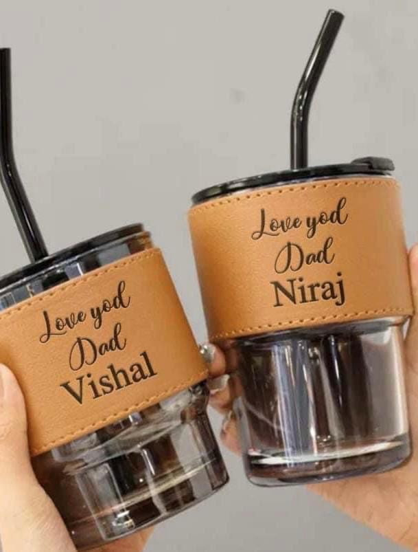 Personalized Glass Coffee Mug